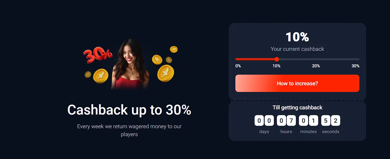 30% cashback topx